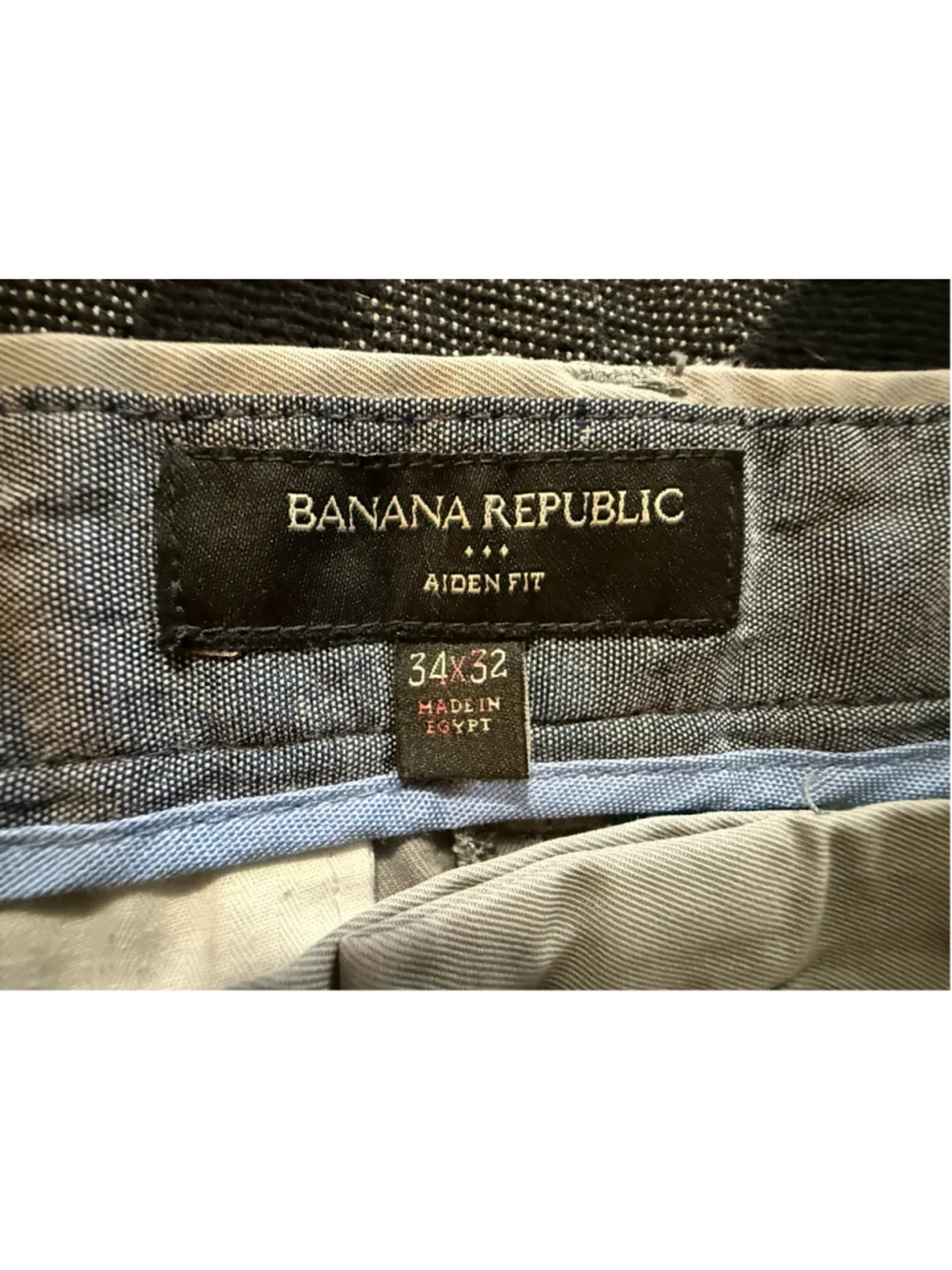Banana Republic Aiden Slim Chino Pants Gray 34x32